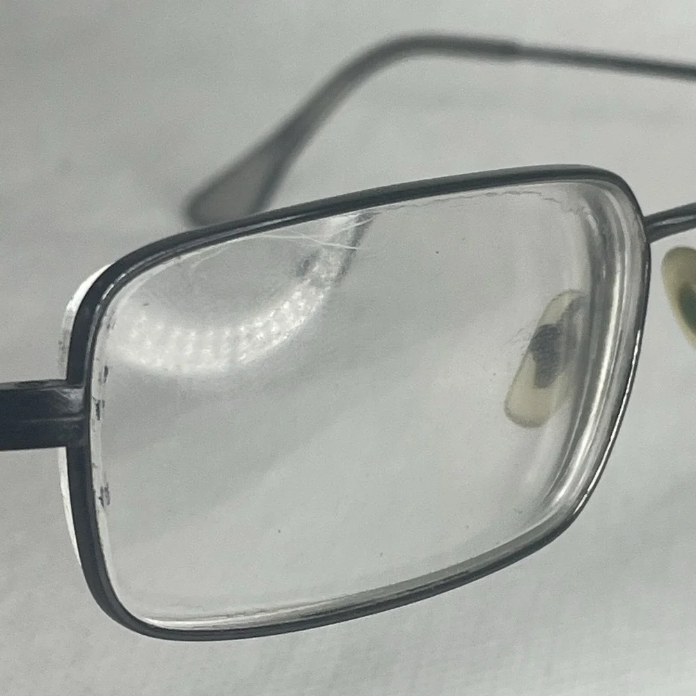 Ray Ban Titanium Rectangle Metal Wrap Eyeglasses Frame ONLY RB-8610 52[]18-140